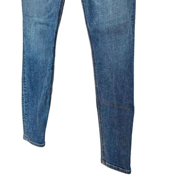 Reformation High & Skinny Denim Stretch Super Soft Jeans Medium Rhine Blue 27 - Picture 6 of 13